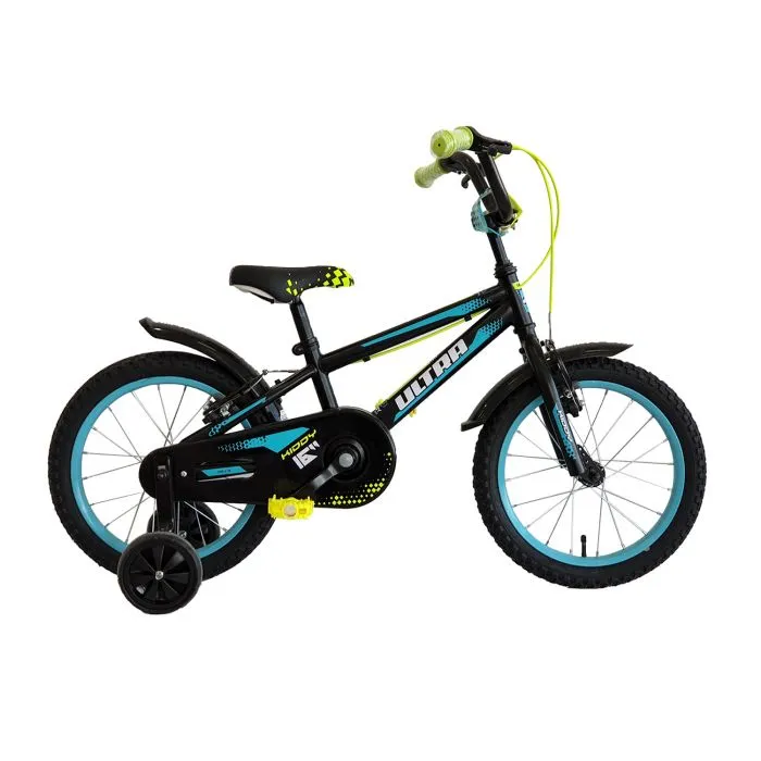 Bicicleta ULTRA Kidy 16 V-Brake copii – negru Super ofertă