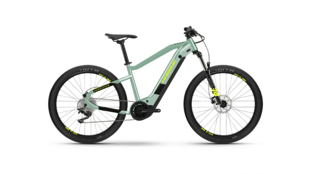 Retur ușor Bicicleta electrica Haibike HARDSEVEN 6, i630WH, 2022, verde-negru