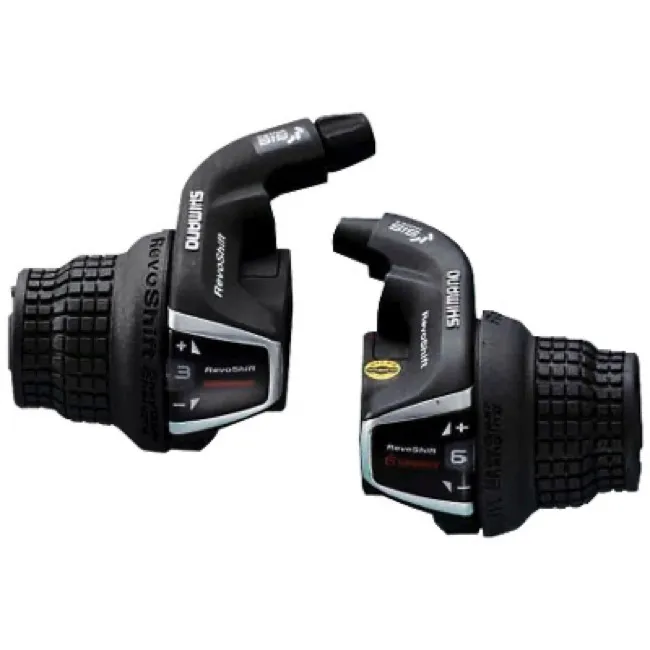 Super ofertă Set manete schimbator Shimano Tourney SL-RS35, set 3×6 viteze