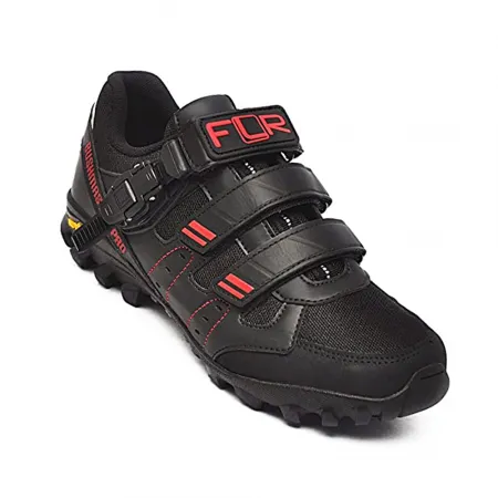 Pantofi ciclism FLR FREERIDE BUSHMASTER PRO MTB – negru/rosu Mai ieftin