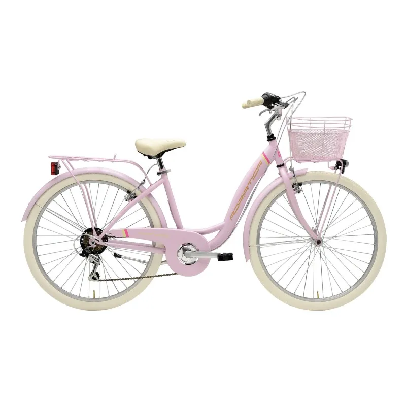 Bicicleta Adriatica Panda 26 Lady 6V Roz 42 cm Mai ieftin