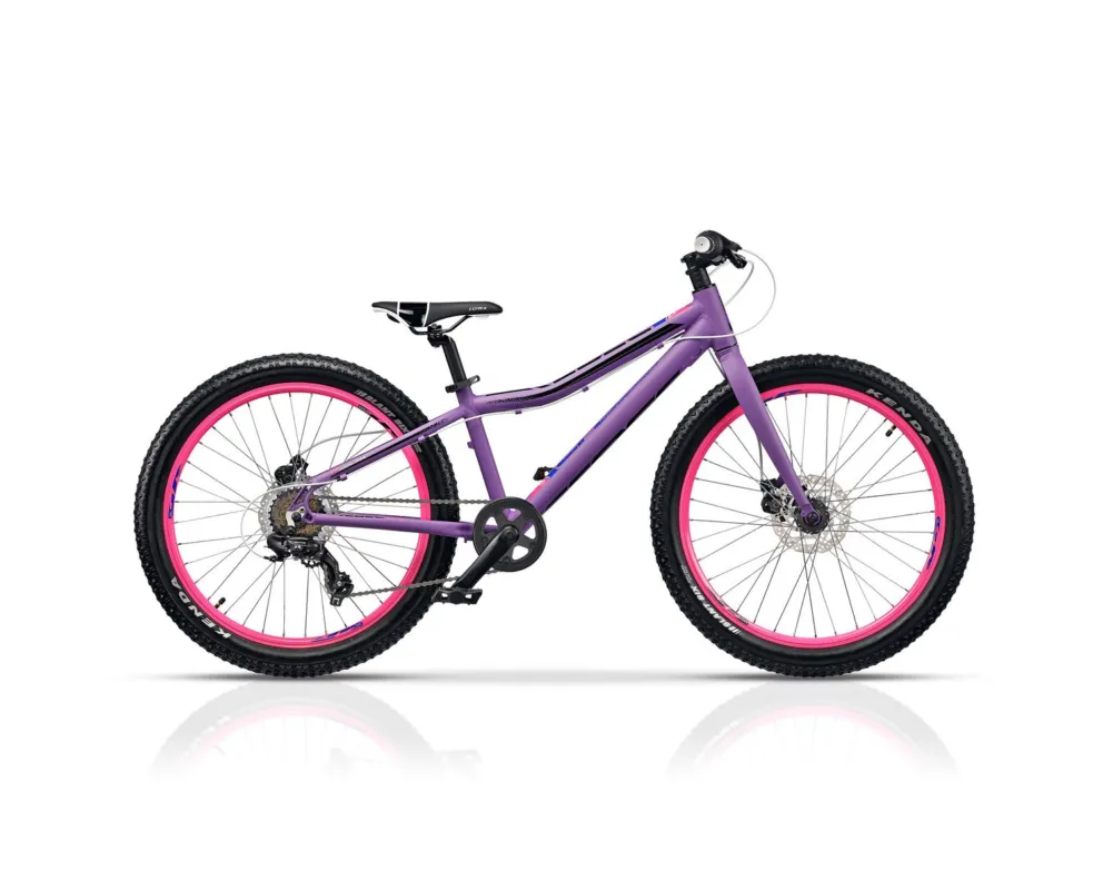 Bicicleta CROSS REBEL GIRL – 24” Junior – 310mm Plată securizată