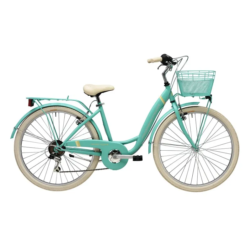 Ofertă exclusivă Bicicleta Adriatica Panda 26 Lady 6V verde matt 42 cm