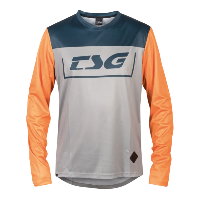 Tricou maneca lunga TSG BREEZE L/S albastru orange Super ofertă