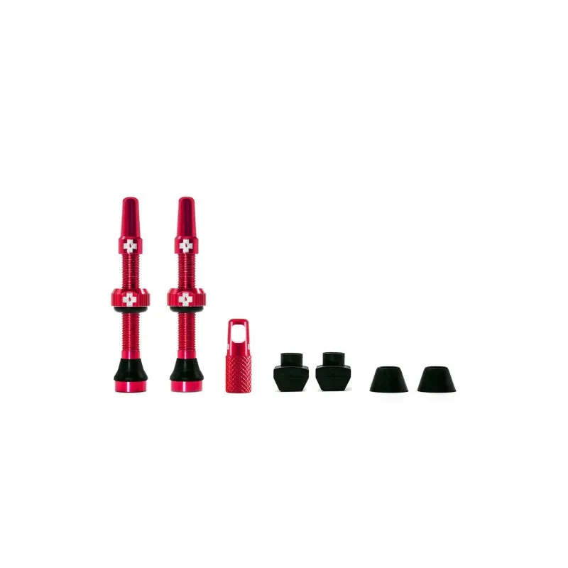Valve Tubeless Muc-Off Presta MTB 44mm Rosii Livrare gratuită