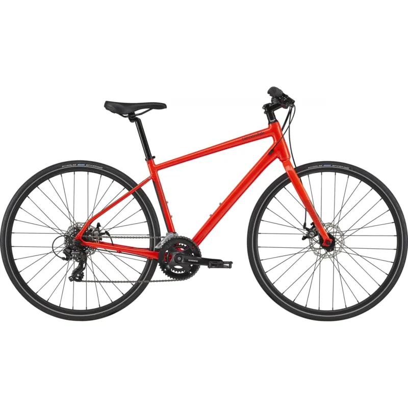 Bicicleta Cannondale Quick 5 2021 acid red Ofertă specială