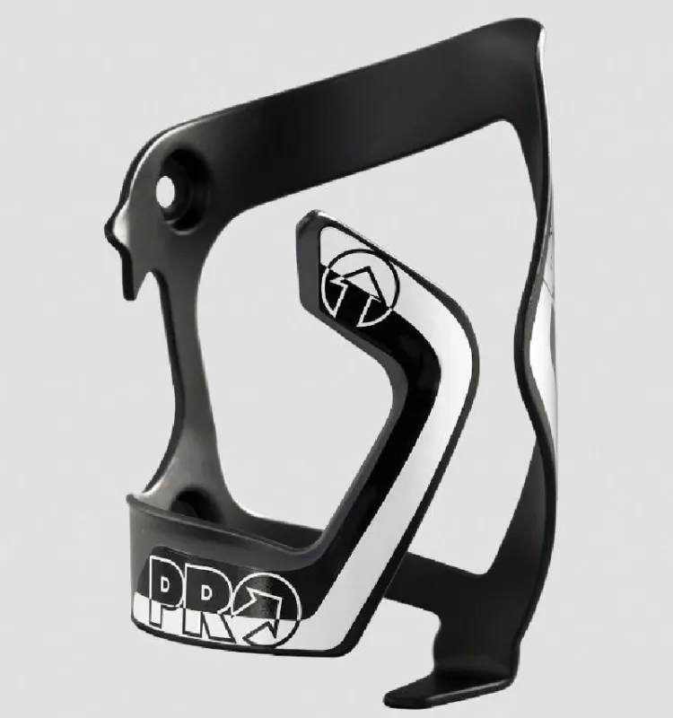Disponibil imediat Suport de bidon PRO SIDE CAGE lateral stanga, negru-alb