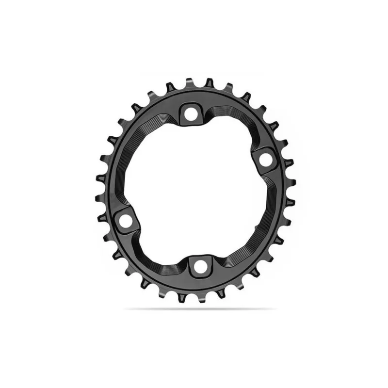 Placa ovala Absolute Black – Shimano XT M8000 / SLX M7000 Oval + suruburi 12spd Hyperglide+ Cel mai vândut
