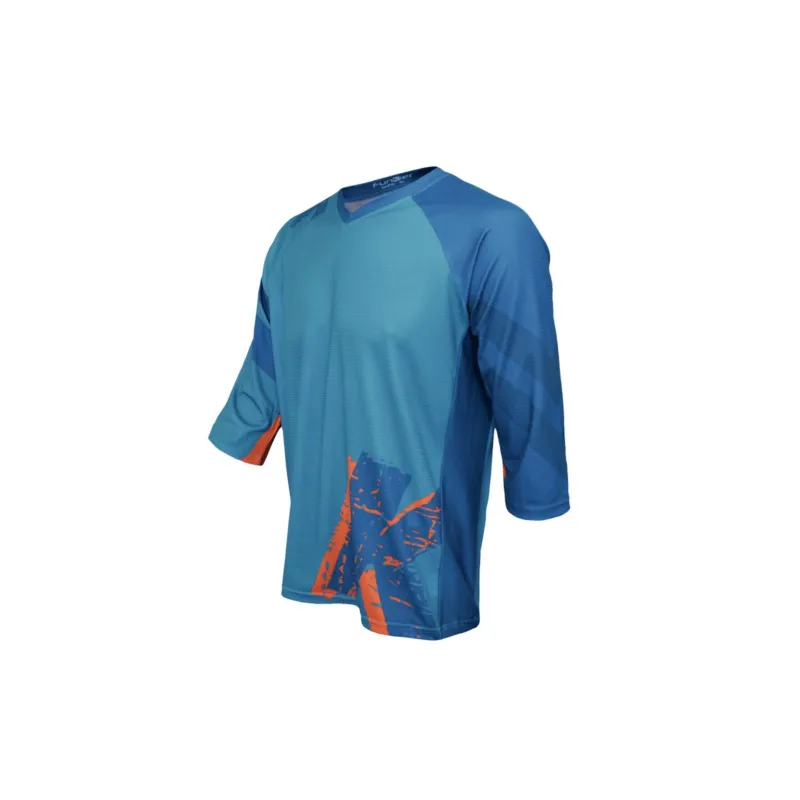 Comandă acum Bluza FUNKIER Dolomiti Enduro – verde/portocaliu