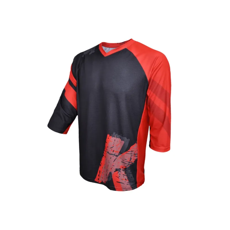 Bluza FUNKIER Dolomiti Enduro – negru/rosu Ieftin