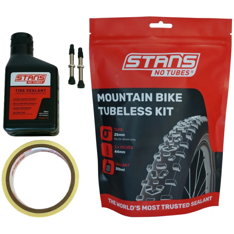 Super ofertă Kit conversie tubeless Stan’s No Tubes Mountain Bike Tubeless Kit 25mm