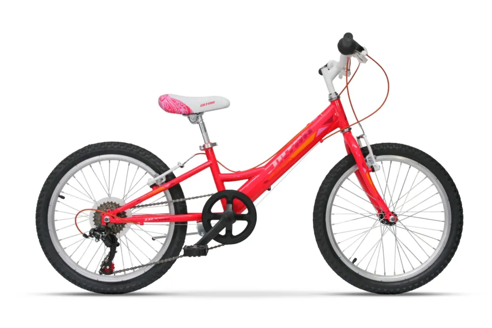 Bicicleta ULTRA LARISA 20 cu 6 viteze, culoare roz Popular