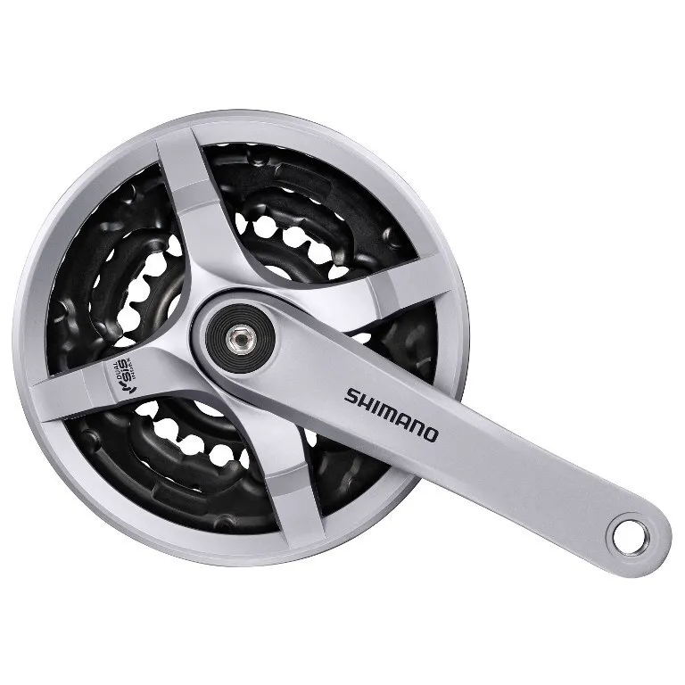 Angrenaj Shimano Tourney FC-TY501 cu aparatoare argintiu Livrare gratuită