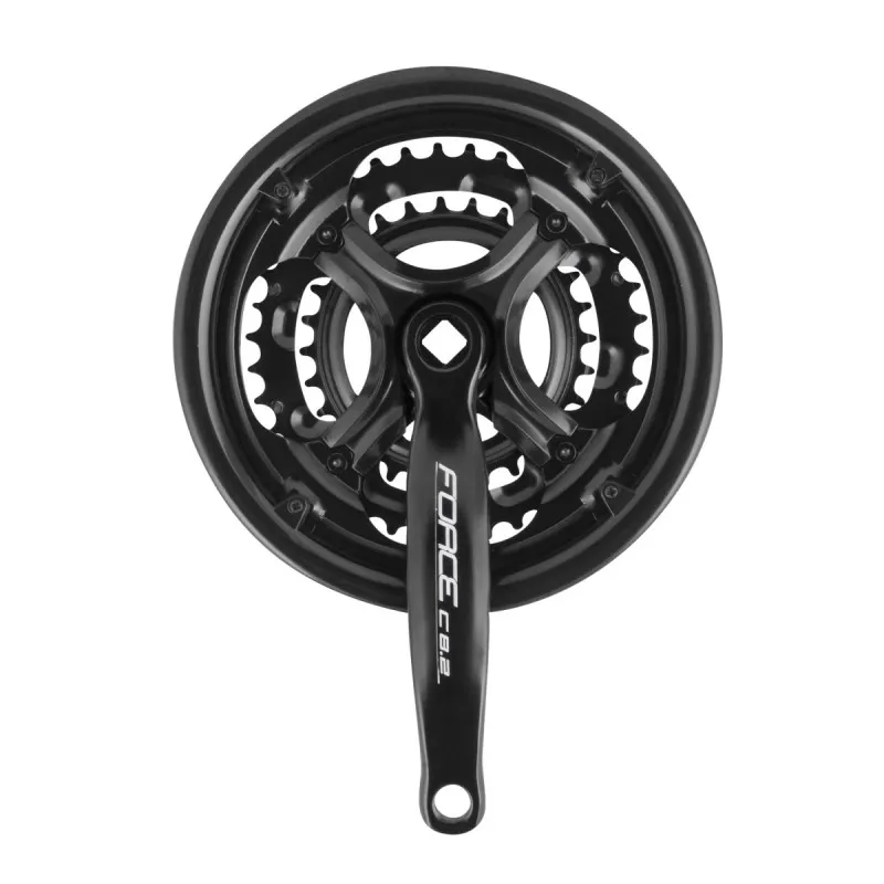 Pedalier Force C8.2 Fe 48/38/28T 170mm negru Nu rata