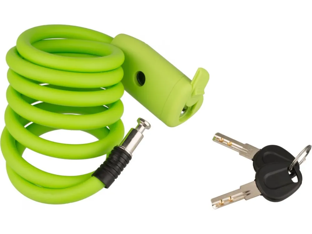 Comandă acum Incuietoare cablu CONTEC NEO LOC 10mmx150cm cu cheie, culoare verde
