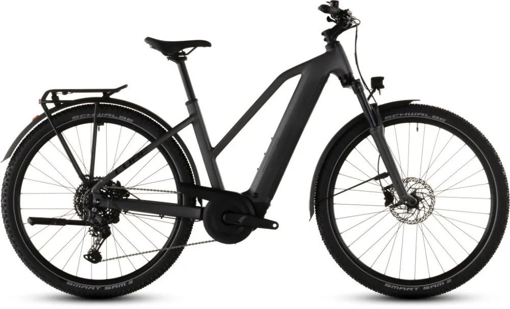 Ofertă BICICLETA ELECTRICA CUBE NURIDE HYBRID PERFORMANCE 600 TRAPEZE SLABGREY BLACK 2026