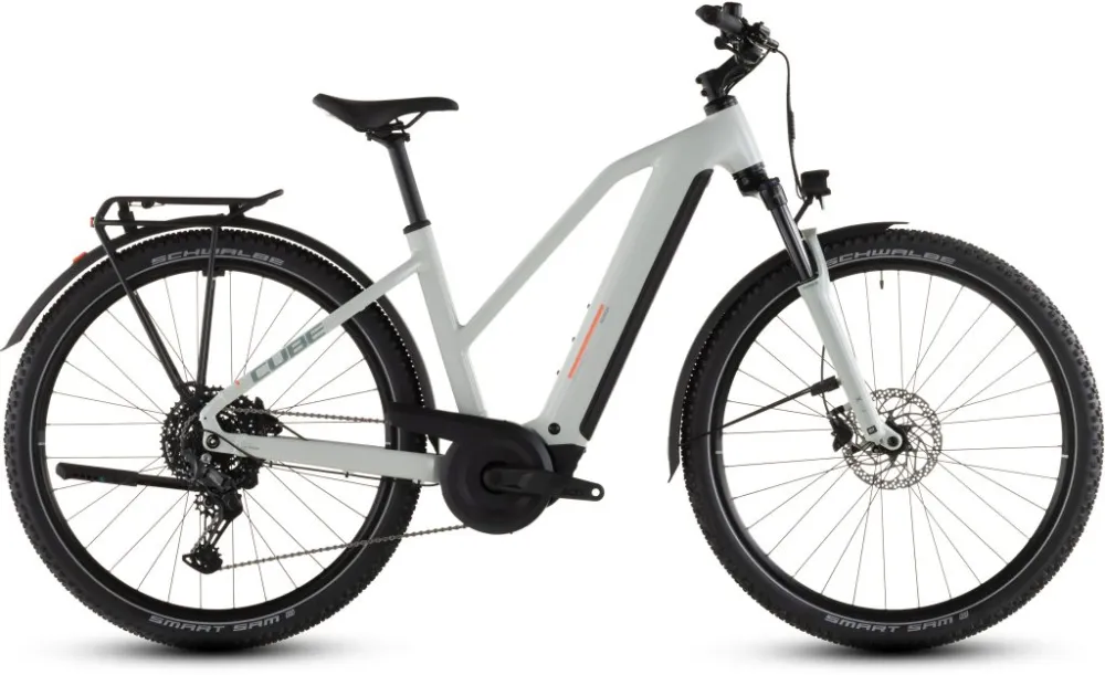 Mai ieftin BICICLETA ELECTRICA CUBE NURIDE HYBRID PERFORMANCE 600 TRAPEZE DESERTSTONE GREY 2026
