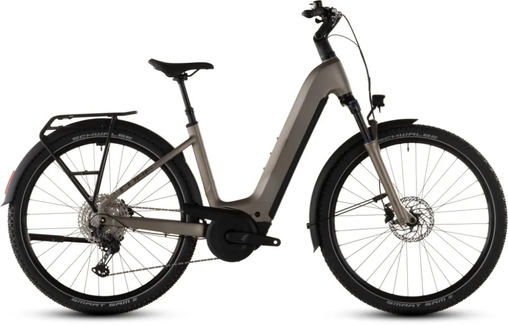 BICICLETA ELECTRICA CUBE NURIDE HYBRID PRO 800 EASY ENTRY FLASHSTONE CHROME 2026 Popular
