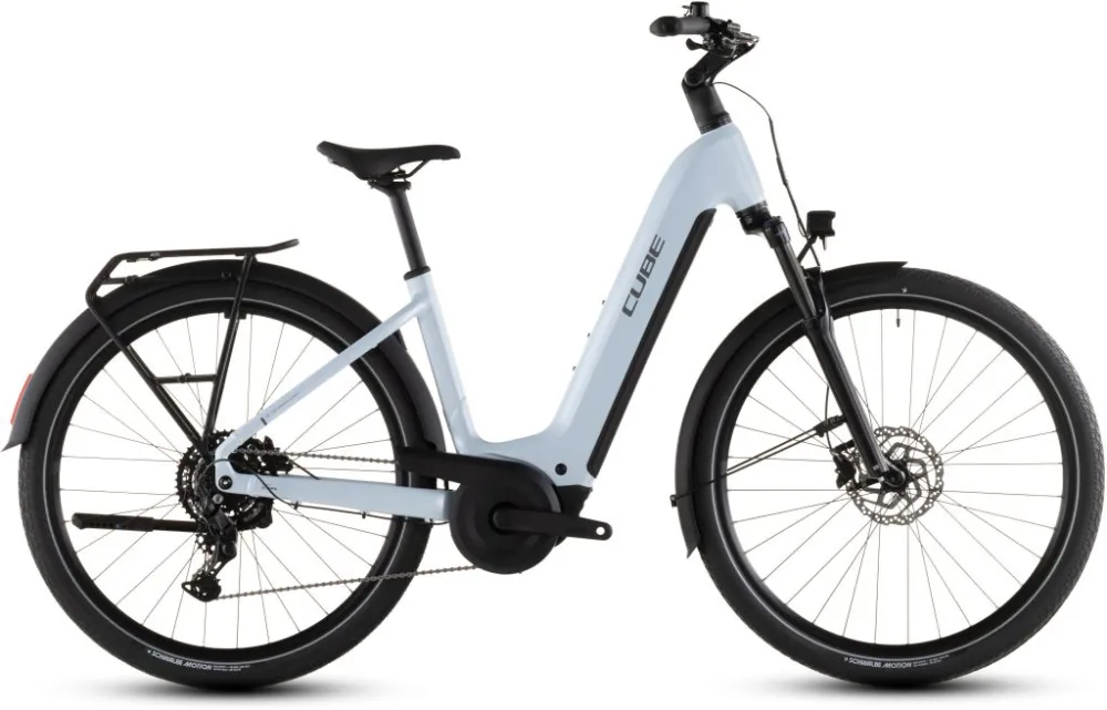 BICICLETA ELECTRICA CUBE TOURING HYBRID ONE 600 EASY ENTRY GLACIER REFLEX 2026 Noutate