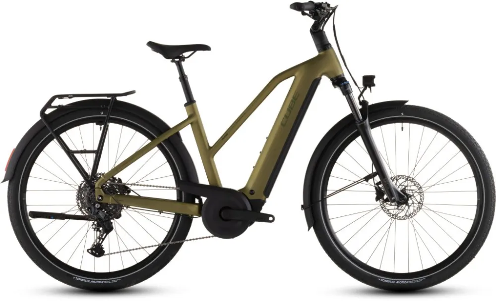 Retur ușor BICICLETA ELECTRICA CUBE TOURING HYBRID PRO 800 TRAPEZE GOLDENLIME BLACK 2026