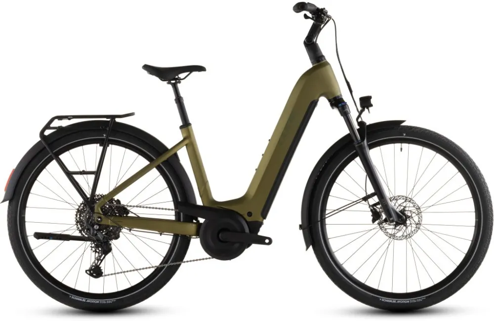 Mai ieftin BICICLETA ELECTRICA CUBE TOURING HYBRID PRO 800 EASY ENTRY GOLDENLIME BLACK 2026