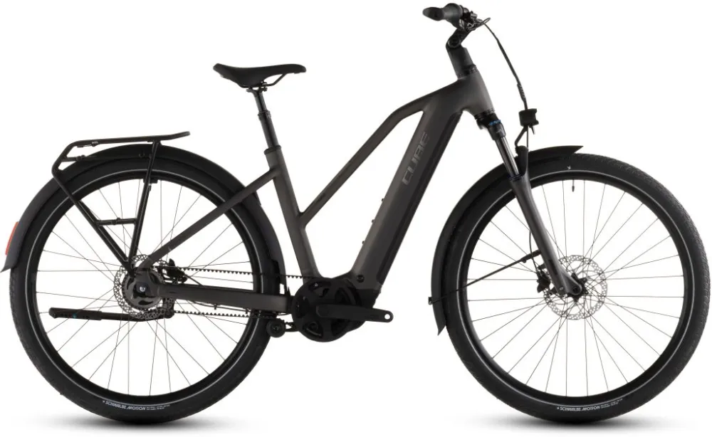 Ofertă exclusivă BICICLETA ELECTRICA CUBE TOURING HYBRID COMFORT SLX 800 TRAPEZE CHARCOAL CHROME 2026