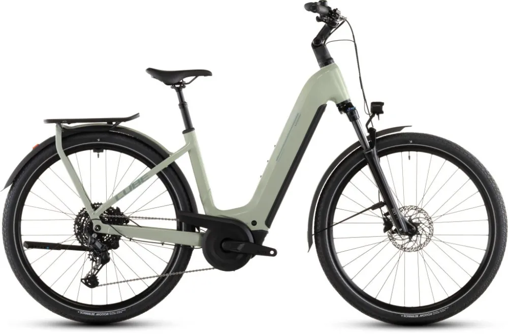 BICICLETA ELECTRICA CUBE KATHMANDU HYBRID ONE 800 EASY ENTRY PEA GREEN 2026 Reducere