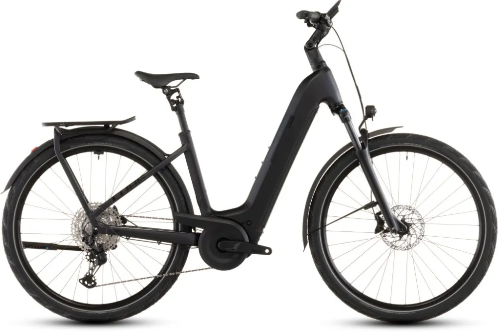 Ofertă de sezon BICICLETA ELECTRICA CUBE KATHMANDU HYBRID PRO 800 EASY ENTRY COAL BLACK 2026