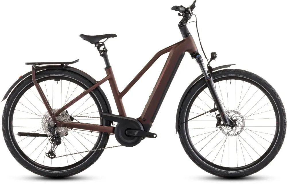 Nu rata BICICLETA ELECTRICA CUBE KATHMANDU HYBRID PRO 800 TRAPEZE SUNGLOW CHROME 2026