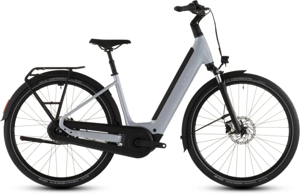 BICICLETA ELECTRICA CUBE SUPREME HYBRID COMFORT ONE 600 EASY ENTRY FOGGREY REFLEX 2026 Retur ușor