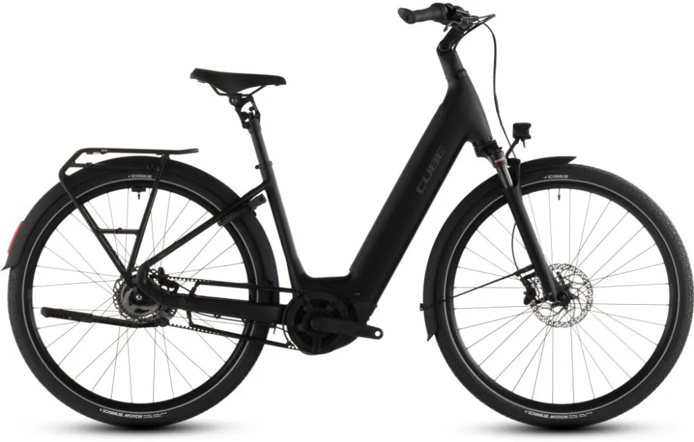 Livrare expres BICICLETA ELECTRICA CUBE SUPREME RT HYBRID DELUXE EX 600 EASY ENTRY BLACK CHROME 2026