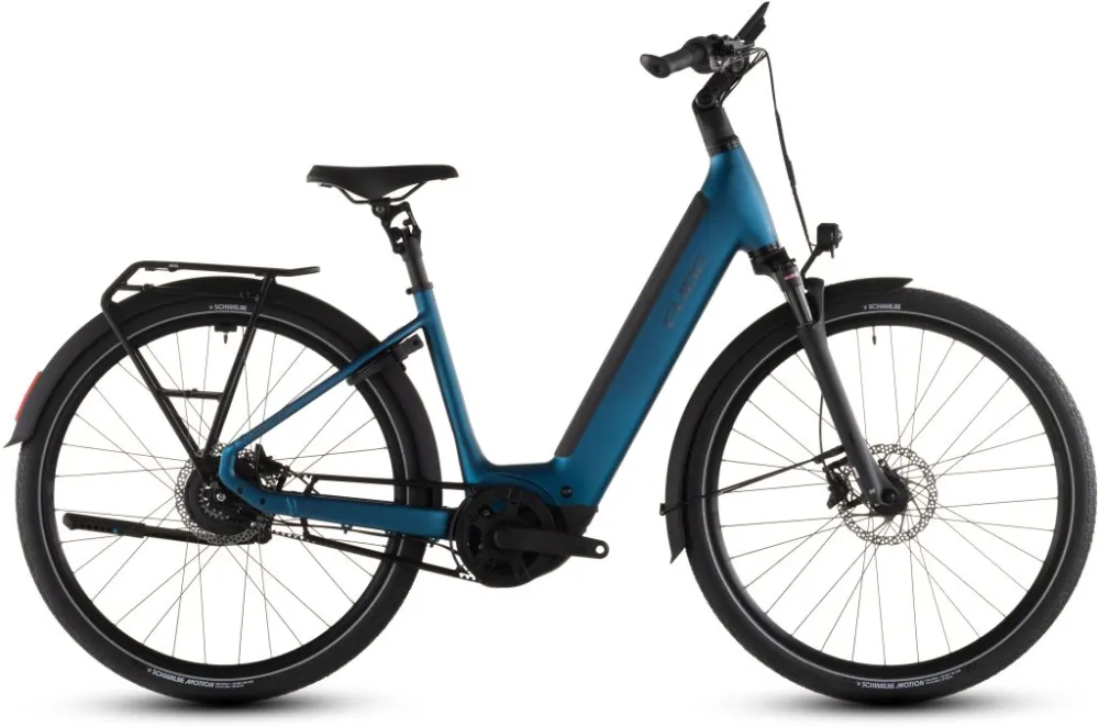 BICICLETA ELECTRICA CUBE SUPREME HYBRID DELUXE PRO 600 EASY ENTRY ELECTRICBLUE CHROME 2026 Ofertă specială