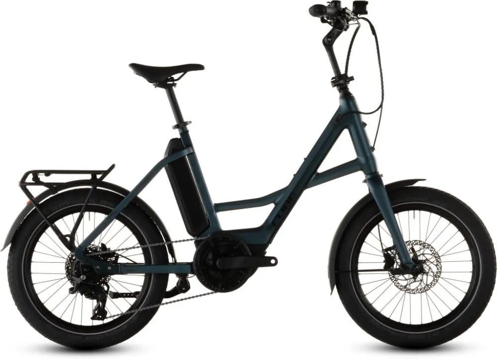 Discount BICICLETA ELECTRICA CUBE COMPACT HYBRID 545 ROYALGREEN BLACK 2026