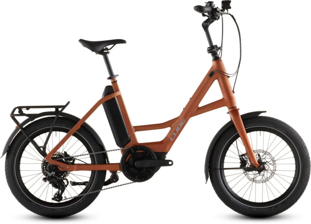 BICICLETA ELECTRICA CUBE COMPACT HYBRID 545 RUSTORANGE REFLEX 2026 Popular