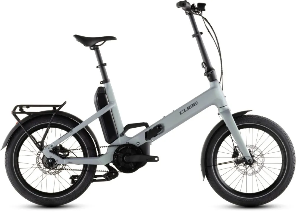 BICICLETA ELECTRICA CUBE FOLD HYBRID COMFORT 545 SEAGREY REFLEX 2026 Ultima șansă