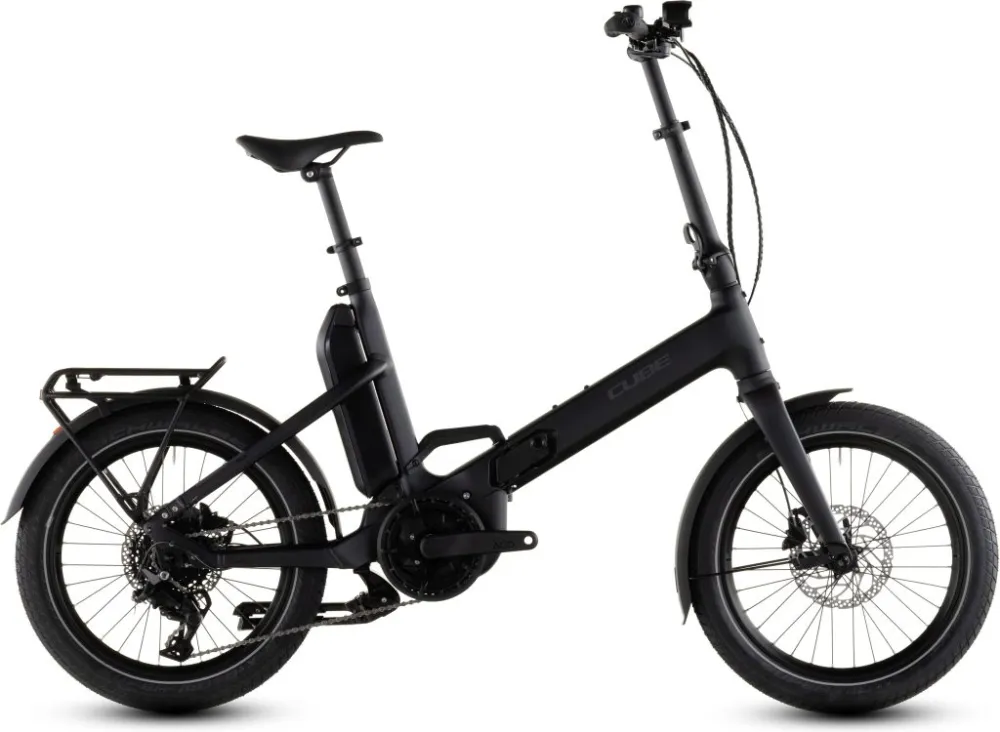 BICICLETA ELECTRICA CUBE FOLD HYBRID 545 COAL REFLEX 2026 Retur ușor