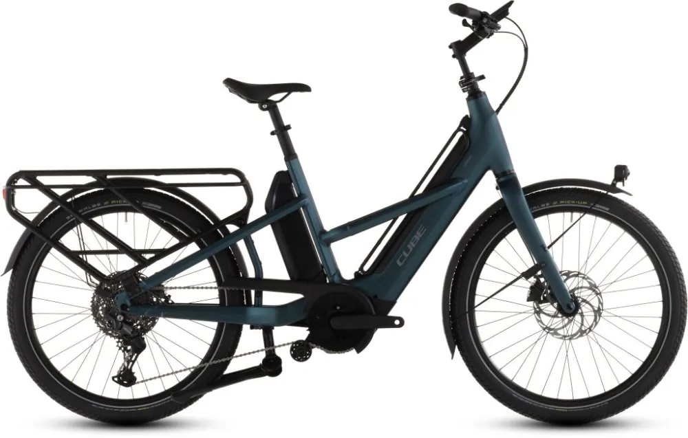 Cel mai vândut BICICLETA ELECTRICA CUBE LONGTAIL HYBRID 800 ROYALGREEN BLACK 2026