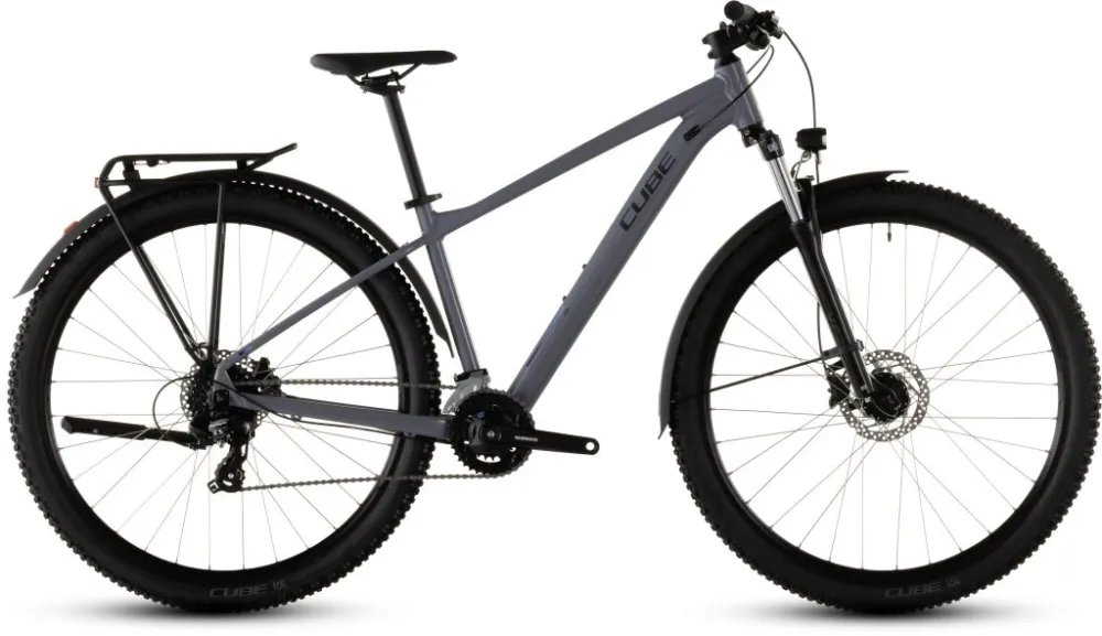 BICICLETA CUBE AIM ONE FE SMOKE BLACK 2026 Popular