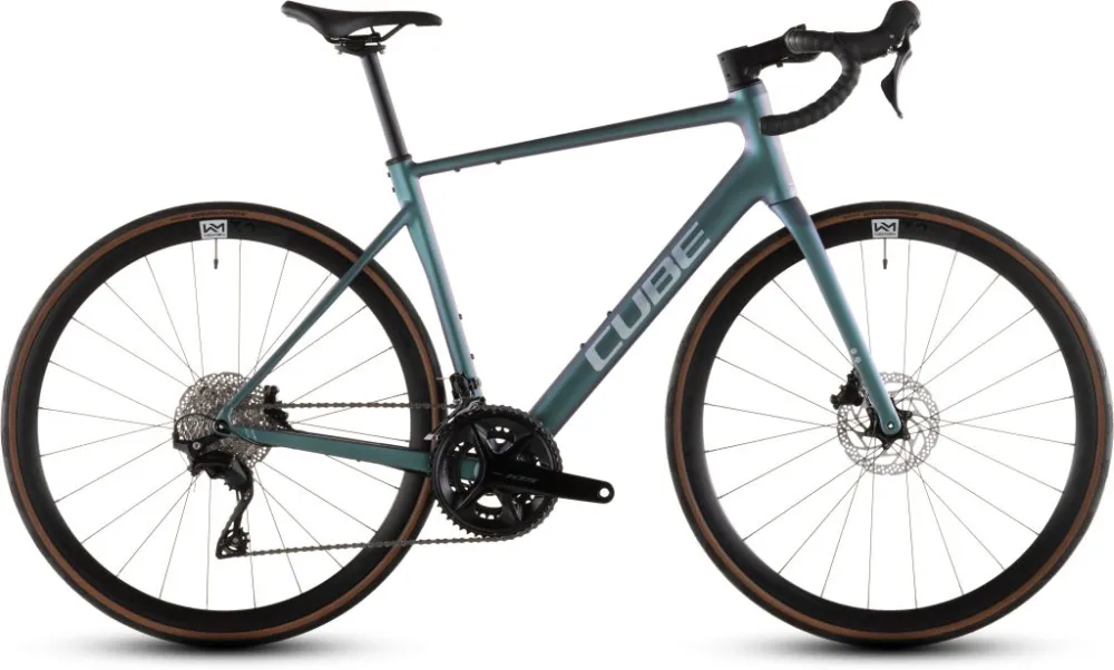 BICICLETA CUBE ATTAIN SLX SMARAGDGREY PRISM 2026 Mai ieftin