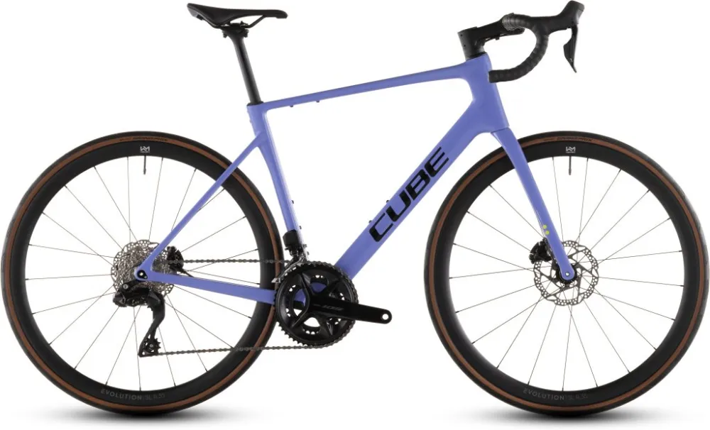 BICICLETA CUBE ATTAIN C:62 SLX LUCIDLILAC BLACK 2026 Promoție