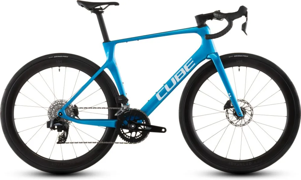 BICICLETA CUBE AGREE C:62 EX TOPASBLUE WHITE 2026 Premium