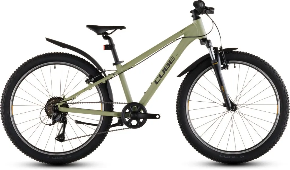 BICICLETA COPII CUBE ACID 240 FE LIGHTOLIVE ORANGE 2026 Preț redus