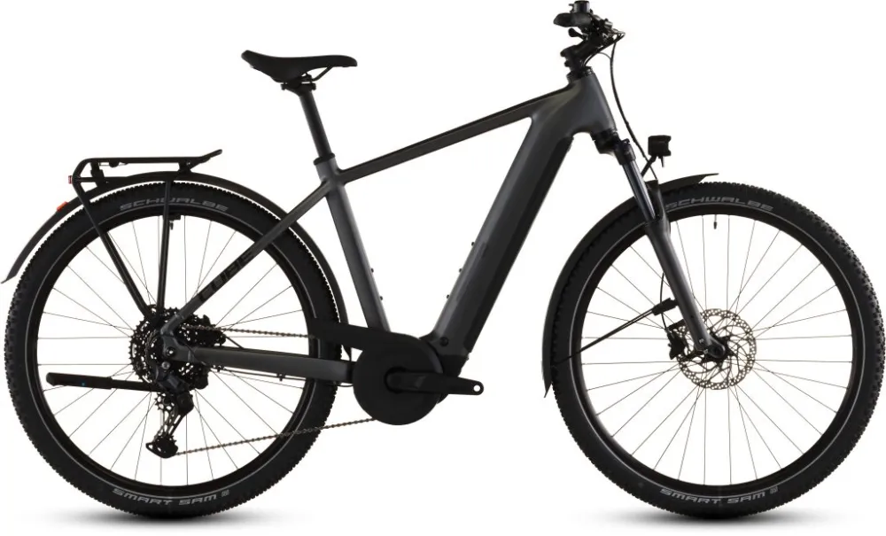 BICICLETA ELECTRICA CUBE NURIDE HYBRID PERFORMANCE 600 SLABGREY BLACK 2026 Ofertă exclusivă