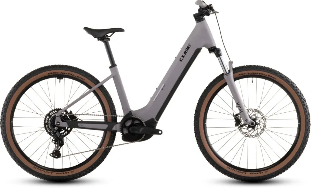 Chilipir BICICLETA ELECTRICA CUBE REACTION HYBRID PERFORMANCE 600 EASY ENTRY PLUMGREY BLACK 2026