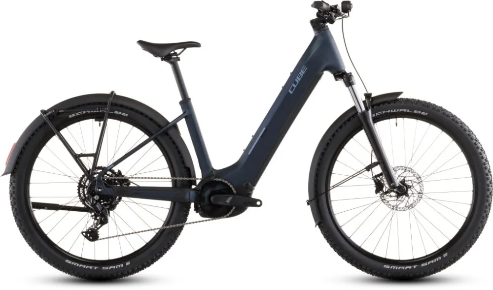 Promoție BICICLETA ELECTRICA CUBE REACTION HYBRID PERFORMANCE 600 FE EASY ENTRY INDIGOBLUE REFLEX 2026