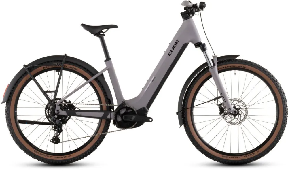 Discount BICICLETA ELECTRICA CUBE REACTION HYBRID PERFORMANCE 600 FE EASY ENTRY PLUMGREY BLACK 2026