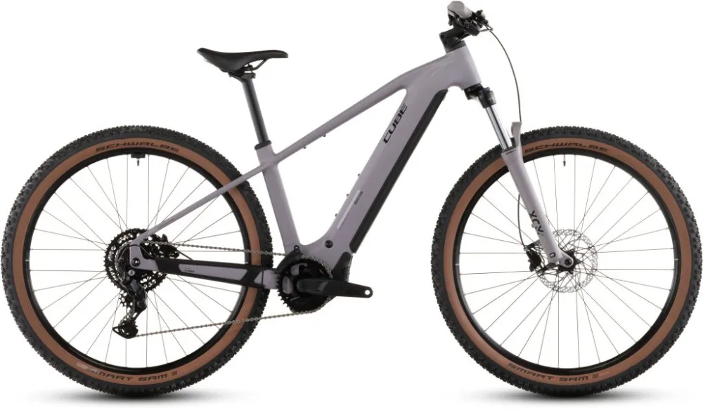 BICICLETA ELECTRICA CUBE REACTION HYBRID PERFORMANCE 600 PLUMGREY BLACK 2026 Livrare rapidă
