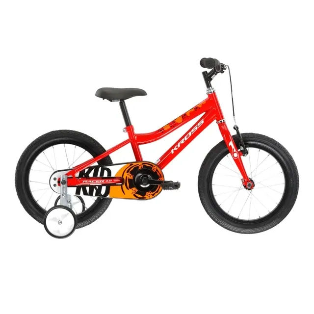 bicicleta kross racer 3.0, rosu/portocaliu , roti 16″ Livrare expres