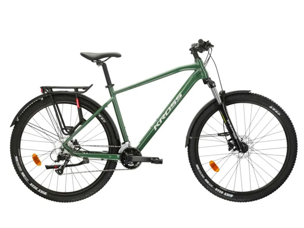 bicicleta Kross Hexagon 4.0 EQ verde-gri, cadru XL (20″) – roti 29″ Noutate