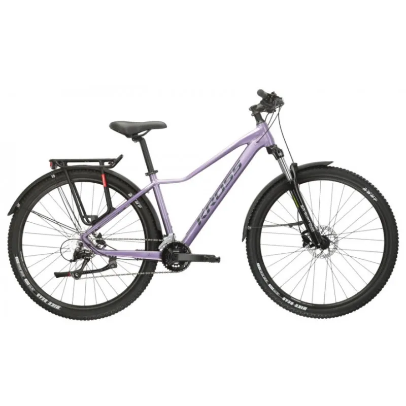 Plată securizată bicicleta Kross Lea 4.0 EQ mov-gri, cadru M (17″ ) – roti 29″